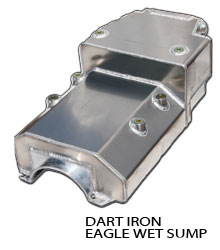 M&M Competition Racing Engines Custom Sheet Metal Oil Pan For Dart Iron Eagle 